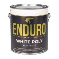 White Pigmented Poly Flat - 3.785 litre