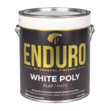 White Pigmented Poly Flat - 3.785 litre