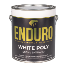 White Pigmented Poly Satin - 3.785 litre